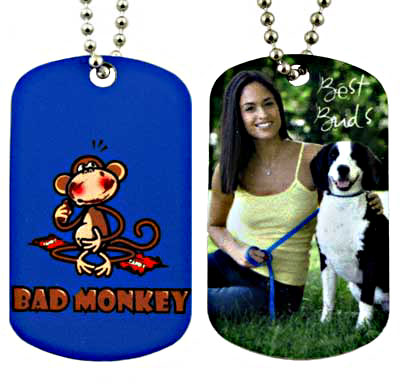 ID Tag - Dog Tag Silver