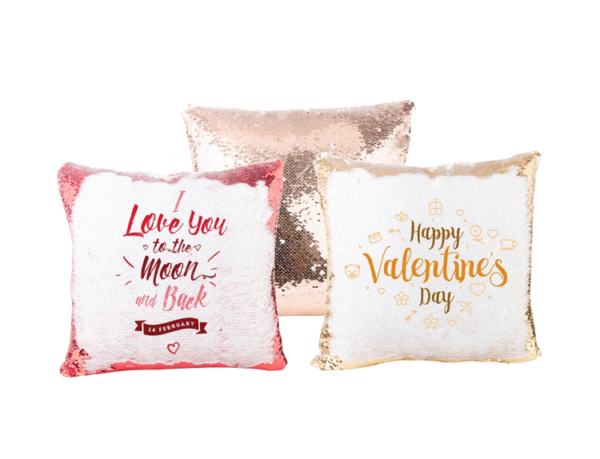 Pillow Mermaid Sequin Flip Suare 16" x 16"