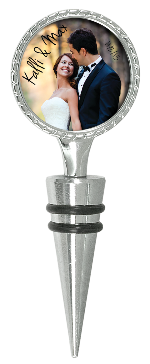 Wine Stopper Round Personalized