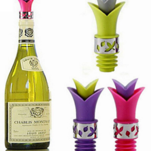 Wine Saver and Pourer - Silicone Lily