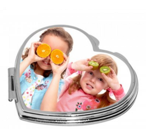 Compact Mirror - Heart