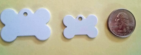 ID Tag - Pet Tag Bone Small