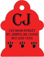 ID Tag - Pet Tag Hydrant Small