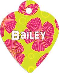 ID Tag - Pet Tag Heart Small