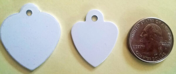 ID Tag - Pet Tag Heart Medium