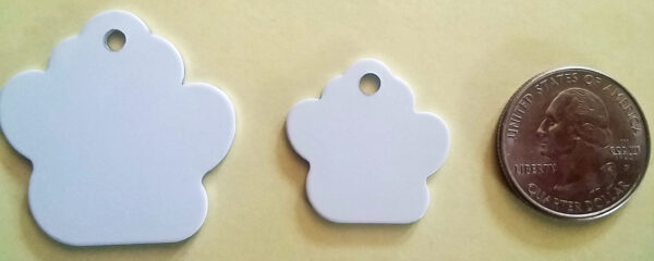 ID Tag - Pet Tag Paw Small