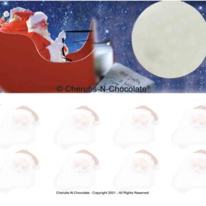 Candy Wrapper - Santa Sleigh Moon